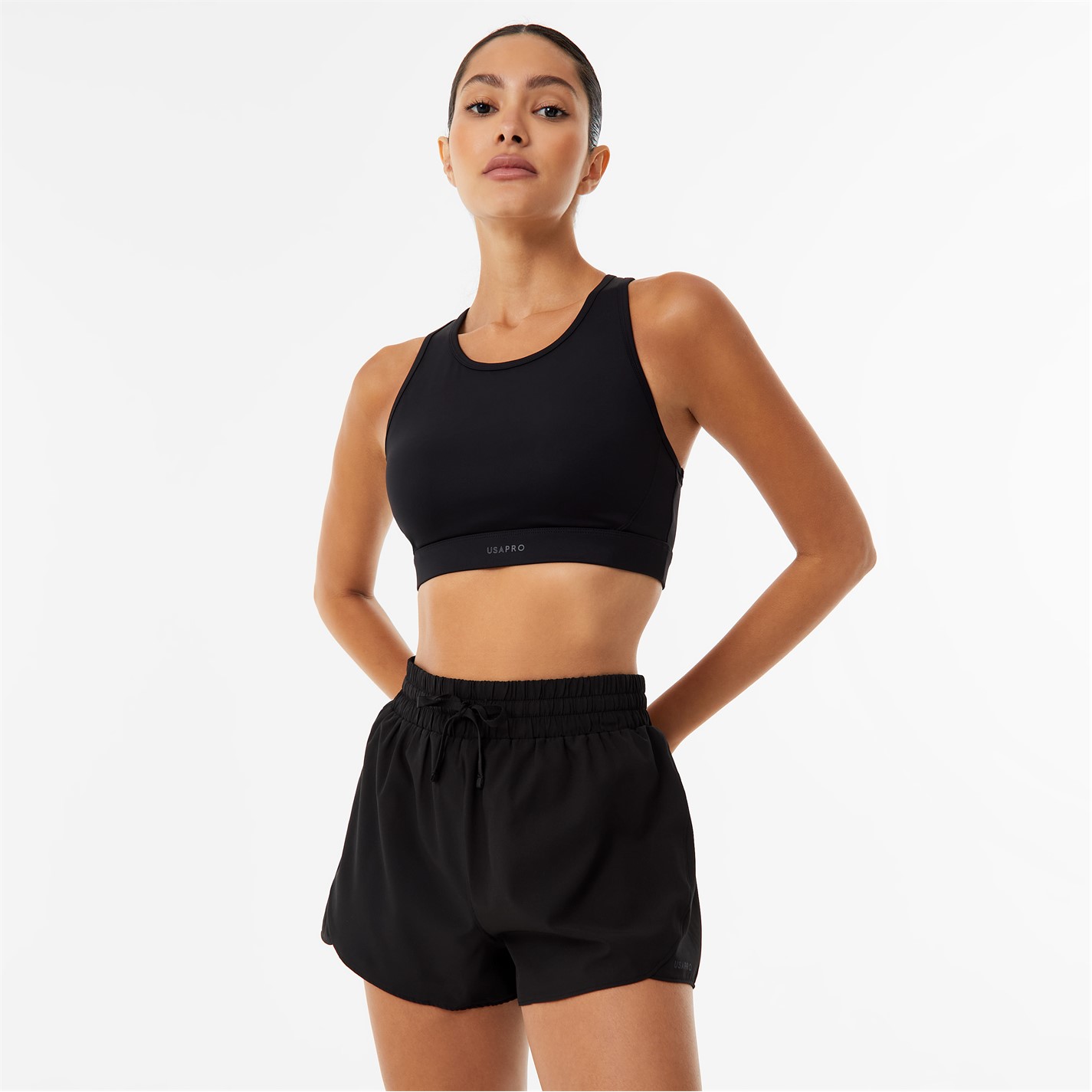 Športová podprsenka USA Pro Black 9776152