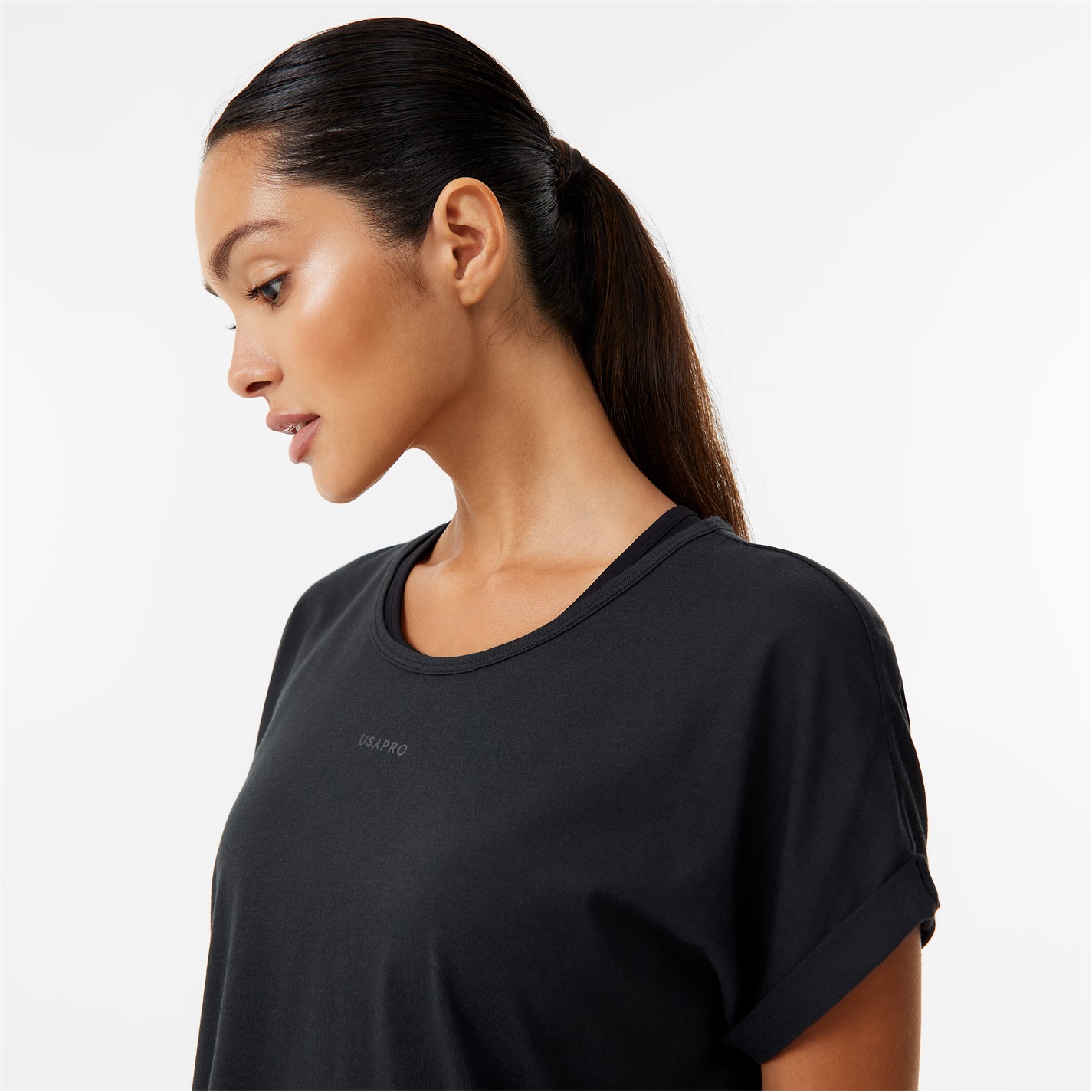 USA Pro Short Sleeve Sports T-Shirt Womens - 3