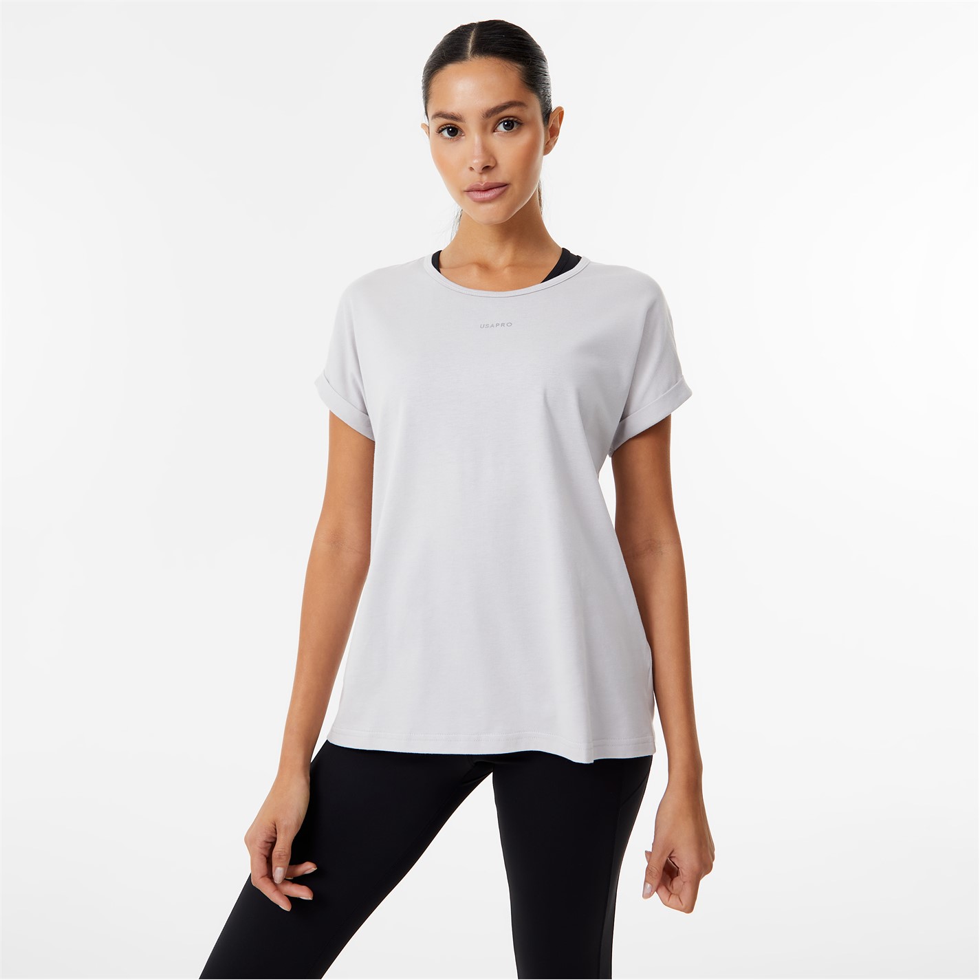 Tričko USA Pro Grey Marl 3761135
