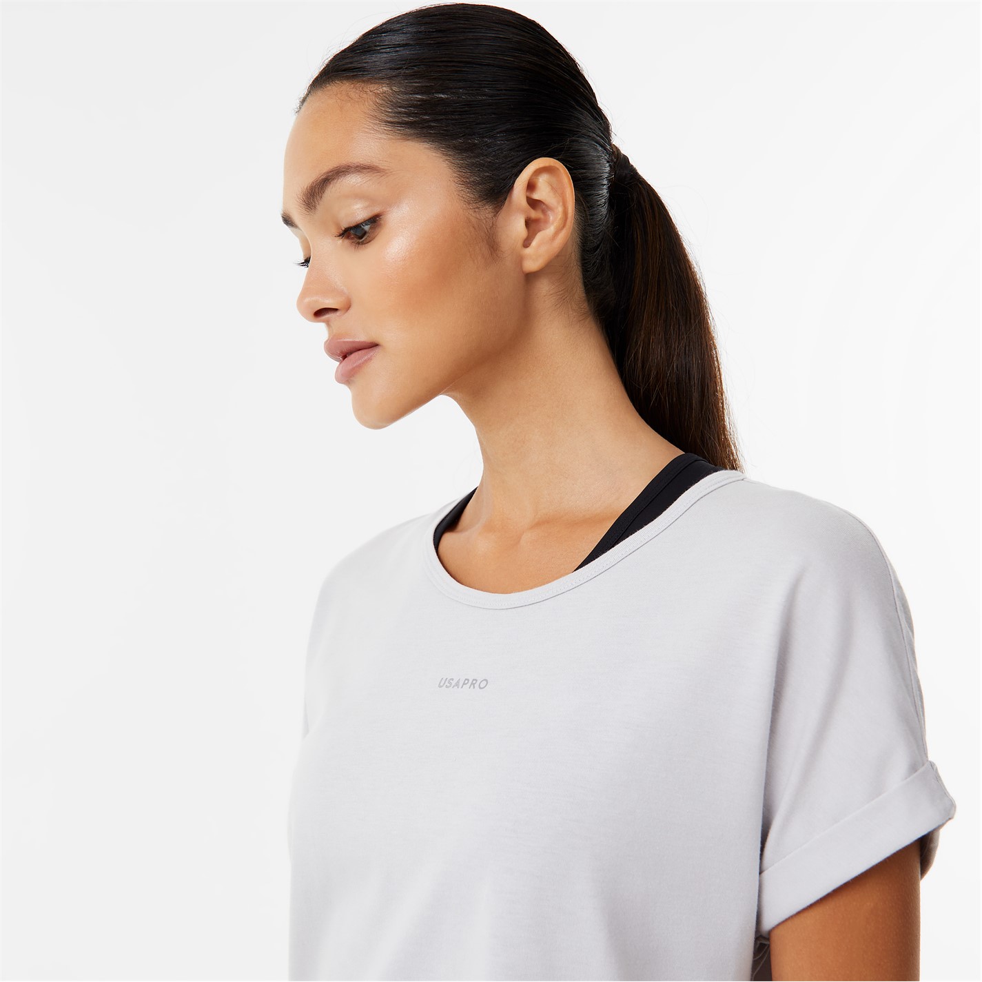 USA Pro Short Sleeve Sports T-Shirt Womens - 3