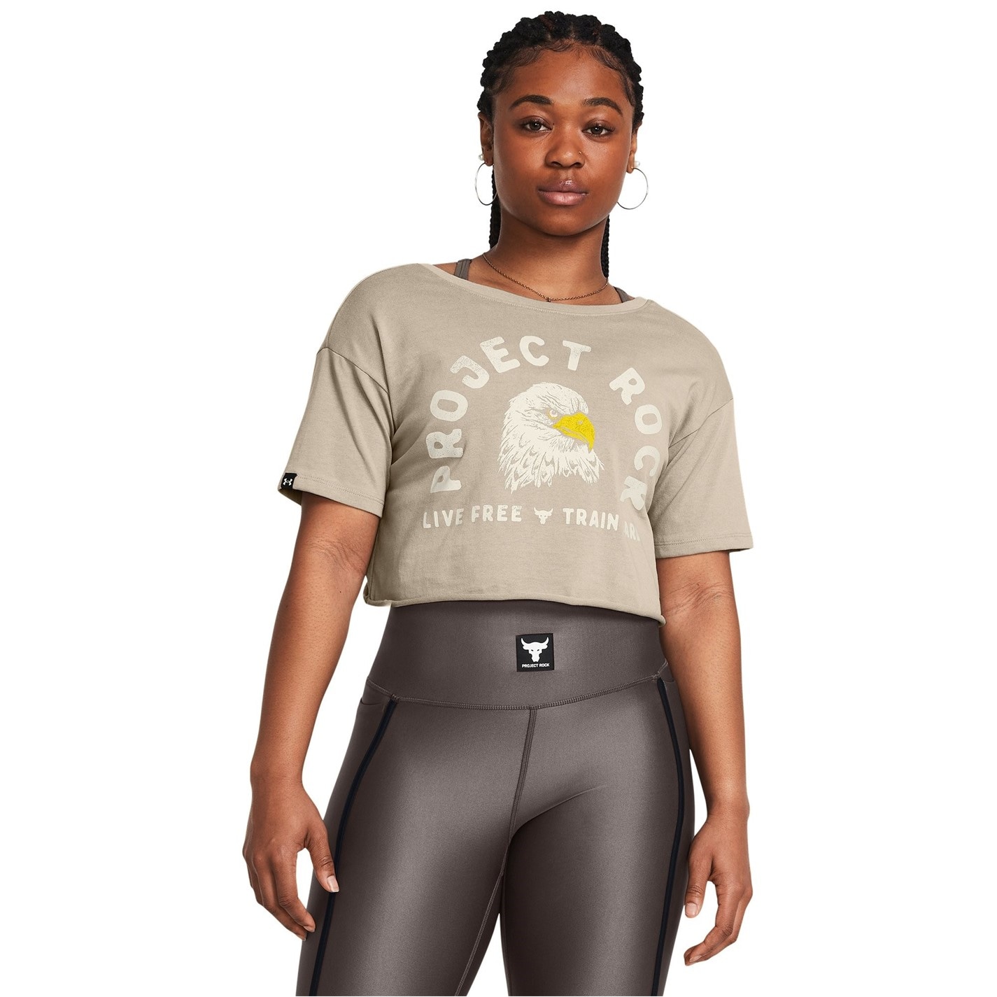 Under Armour Armour Pjt Rck Balance Graphic T Gym Top Womens - 3