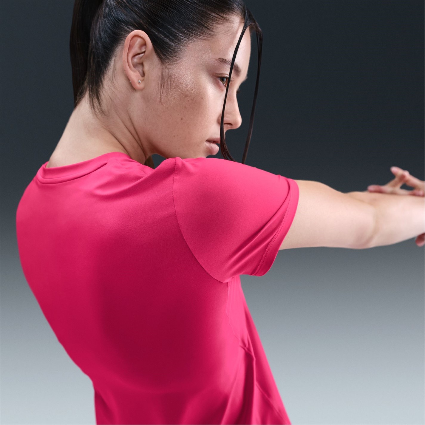 Nike Dri-FIT One Women's Standard Fit Short-Sleeve Top - 9