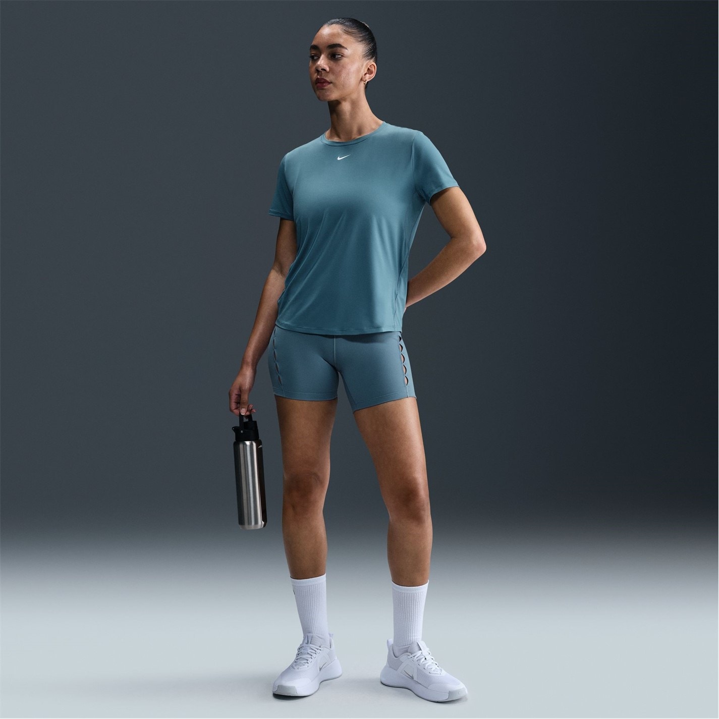 Nike Dri-FIT One Women's Standard Fit Short-Sleeve Top - 2