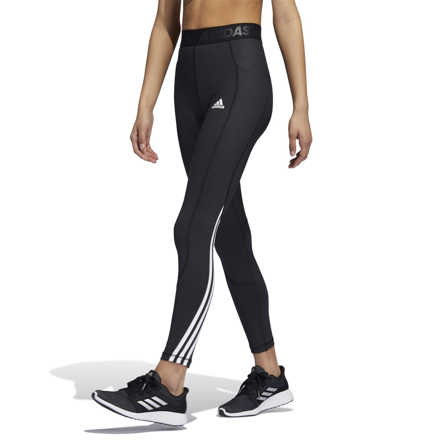 adidas Alphaskin 3-Stripes Leggings Womens - 2