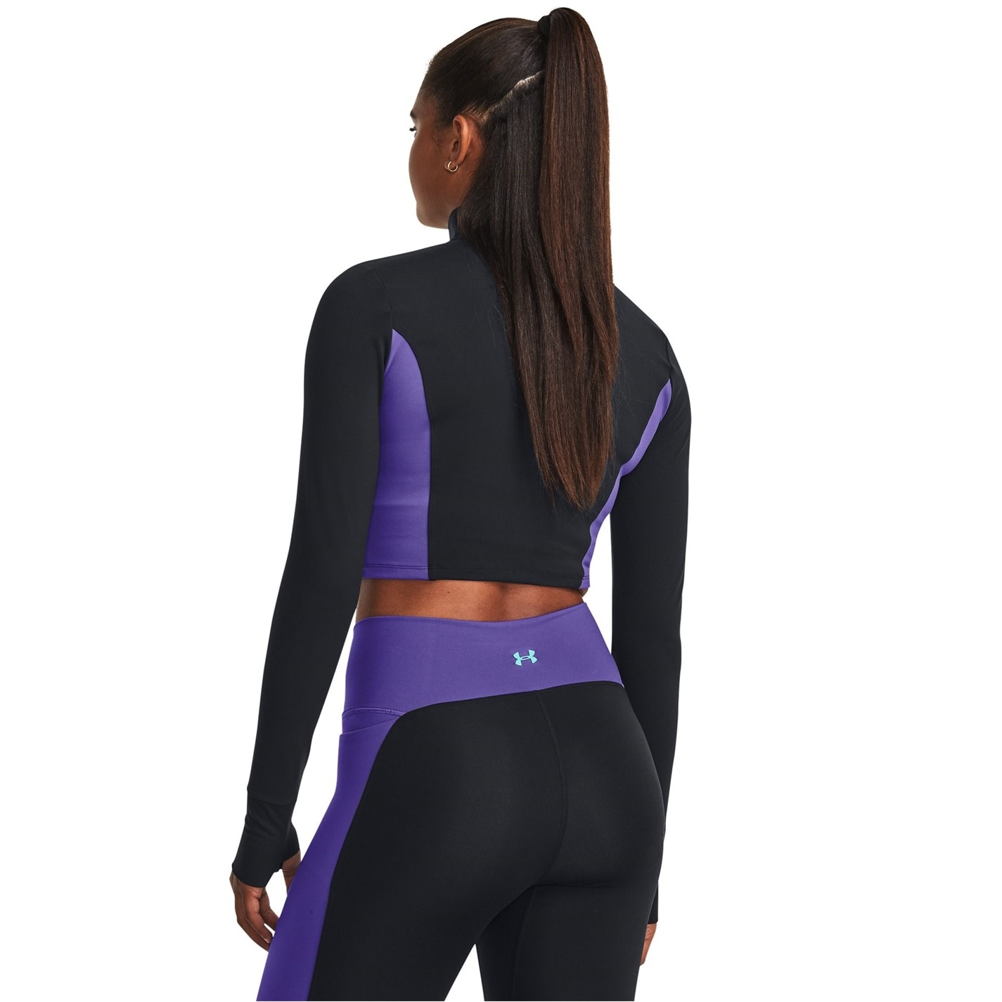 Under Armour Project Rock Cropped Gym Jacket Womens - 4