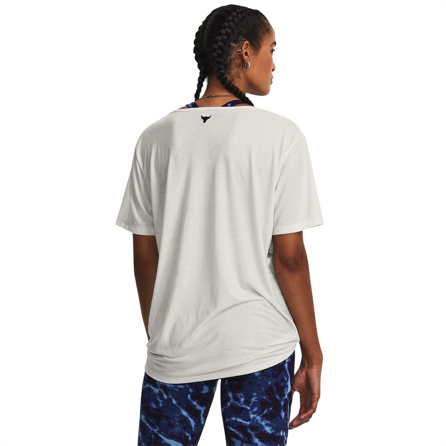 Under Armour Armour Pjt Rck Completer Deep V T Gym Top Womens - 3