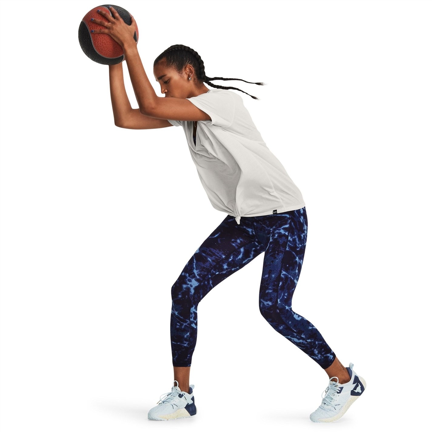 Under Armour Armour Pjt Rck Completer Deep V T Gym Top Womens - 4