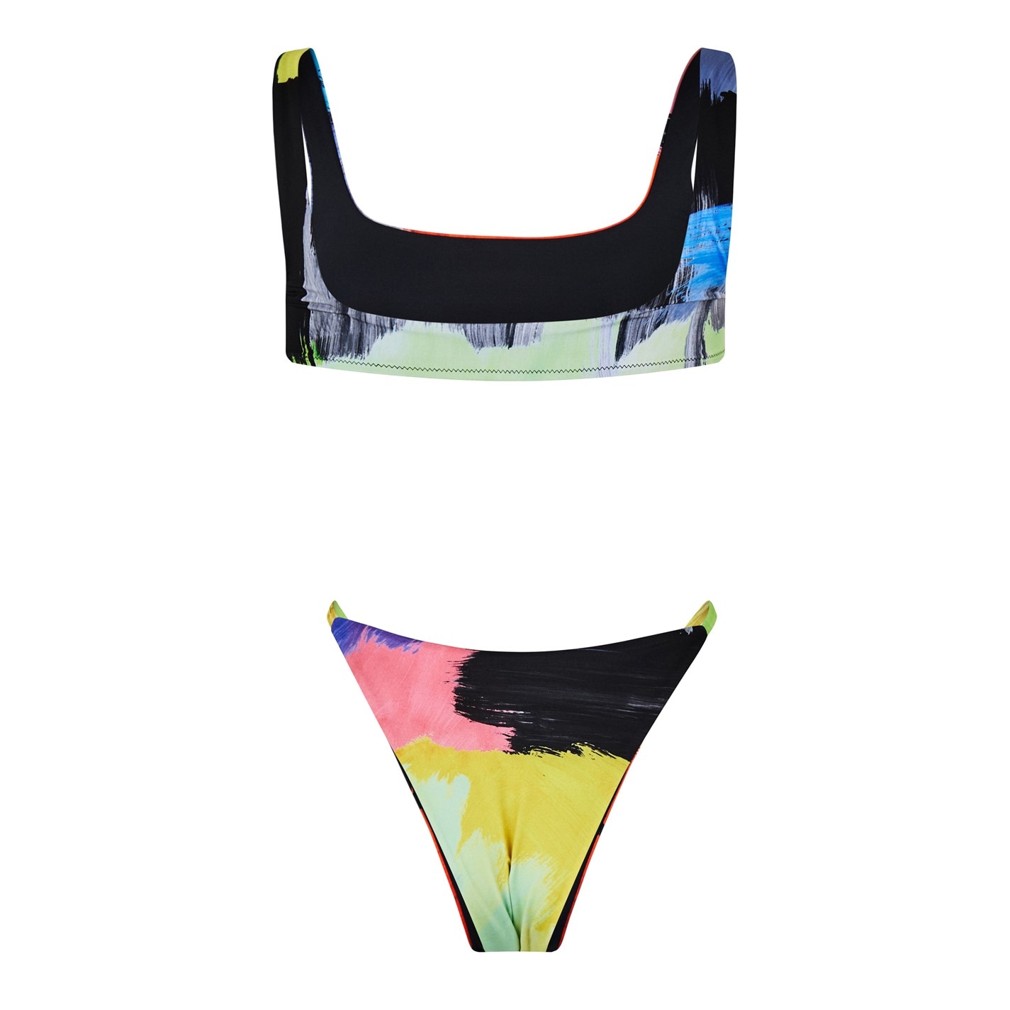 OFF WHITE Beachwear Graphic Print Bikini - 2