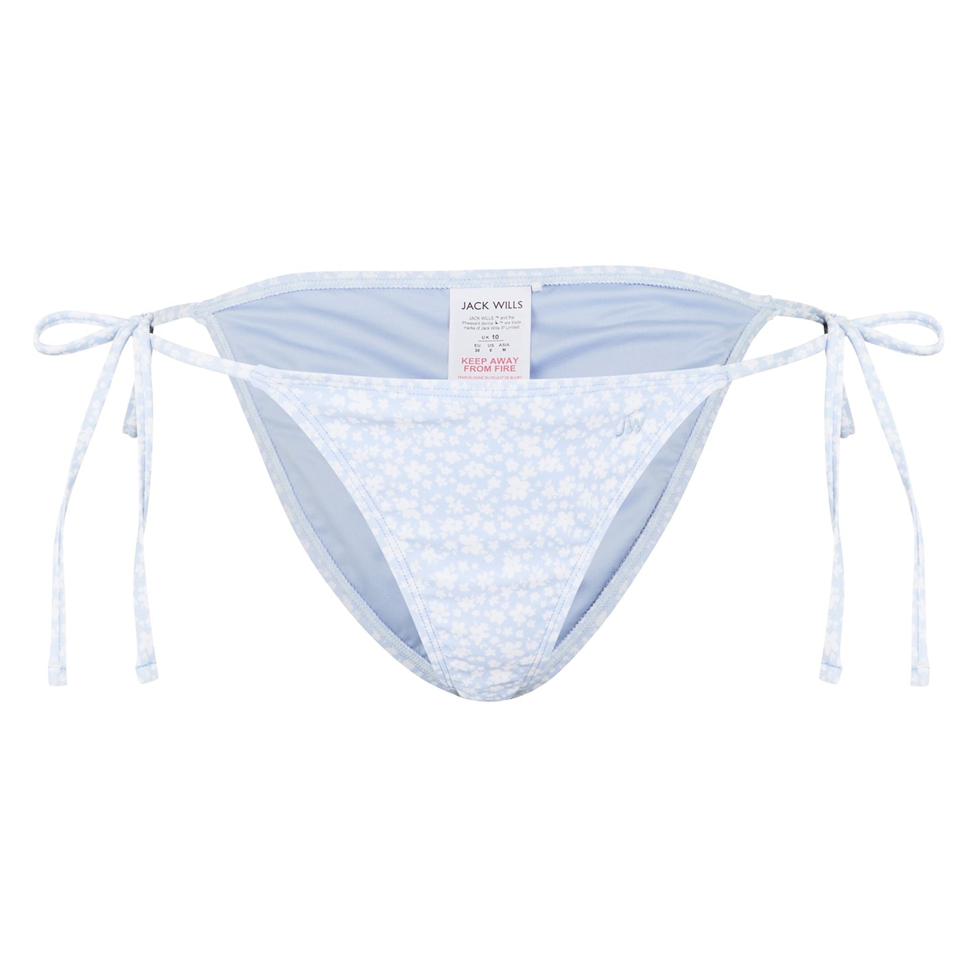 Jack Wills Tie Side Bik Bttm Ld53 - 5