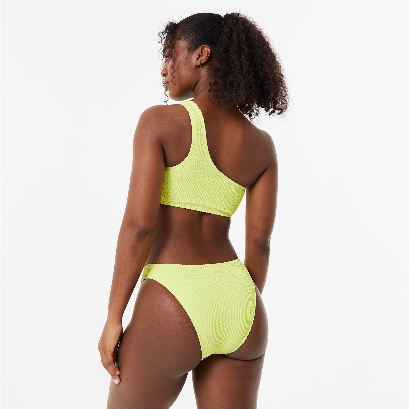 Jack Wills Asymmetric Crinkle Bikini Top - 2