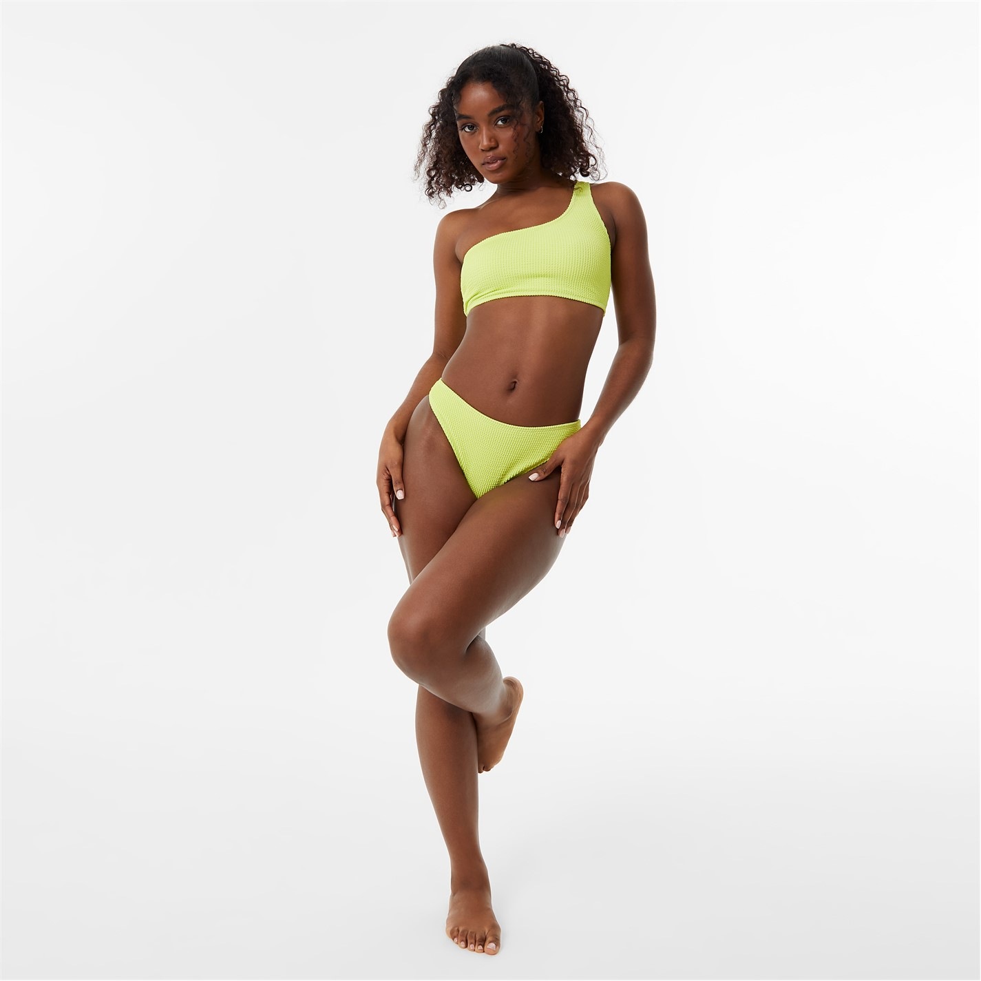 Jack Wills Asymmetric Crinkle Bikini Top - 4