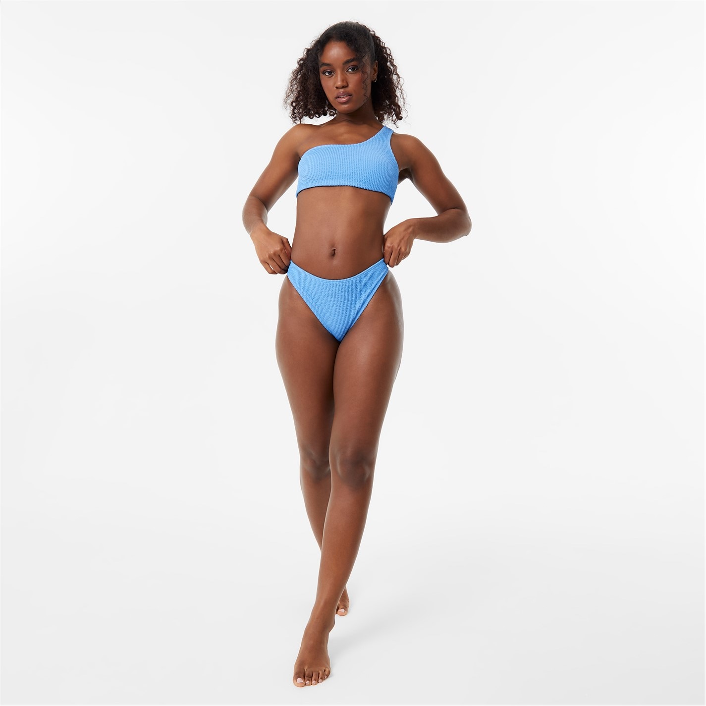 Jack Wills Asymmetric Crinkle Bikini Top - 4