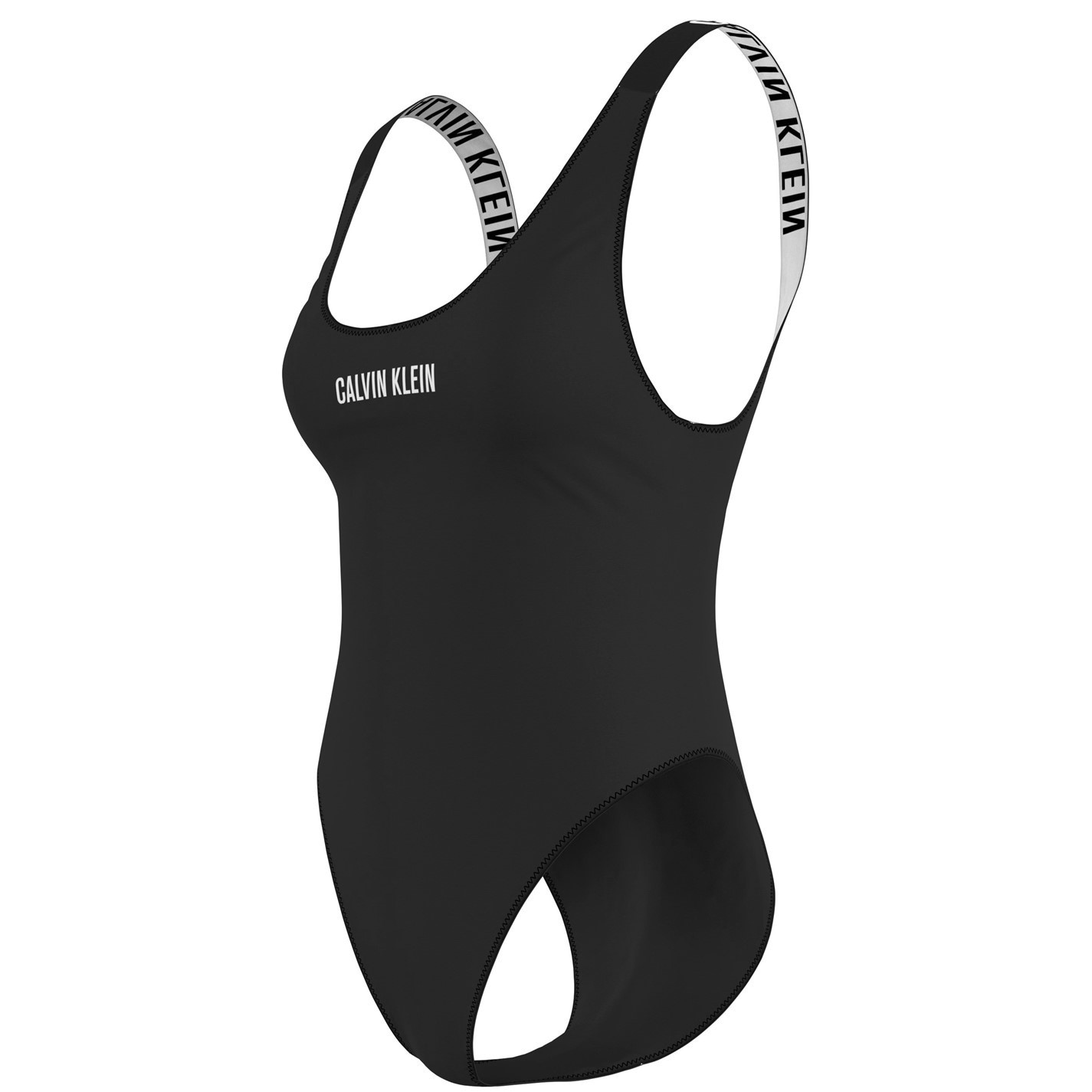 Calvin Klein Scoop Back One Piece Swimsuit - 4