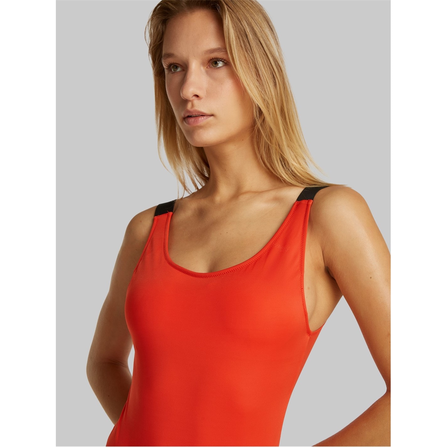 Calvin Klein Scoop Back One Piece Swimsuit - 2