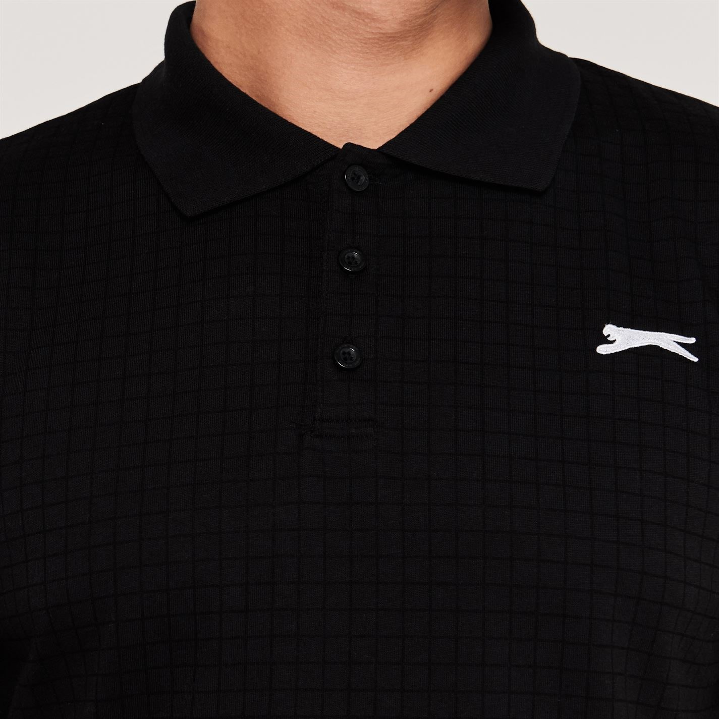 Slazenger Check Golf Polo Mens - 4