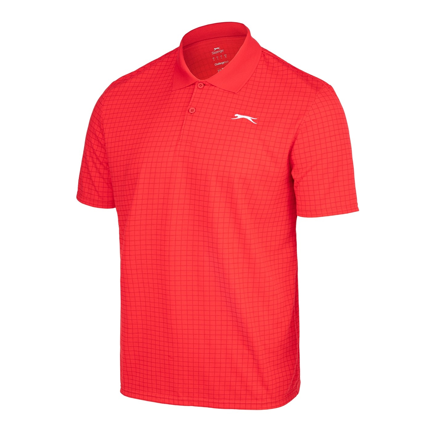 Slazenger Check Golf Polo Mens - 3