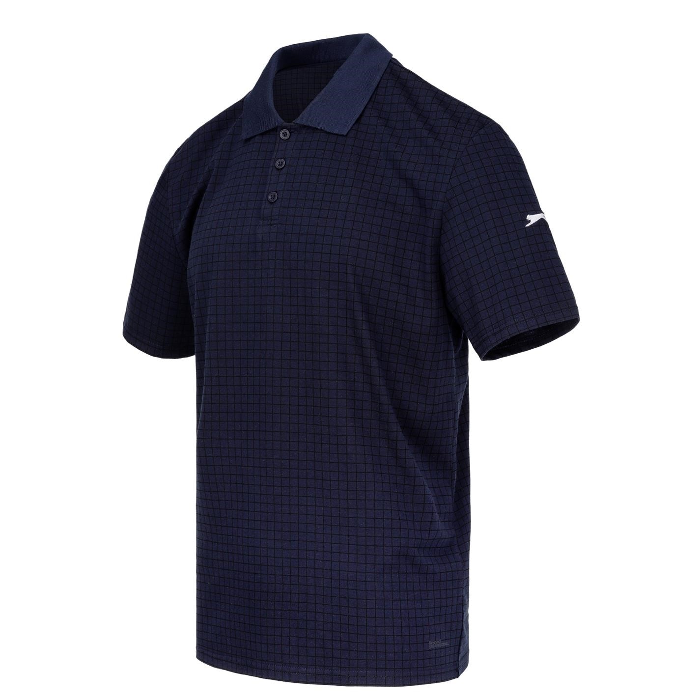Slazenger Check Golf Polo Mens - 3