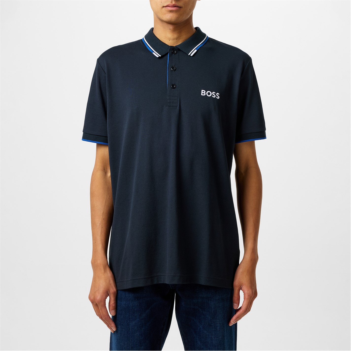 Tričko Boss Navy 402 1922808