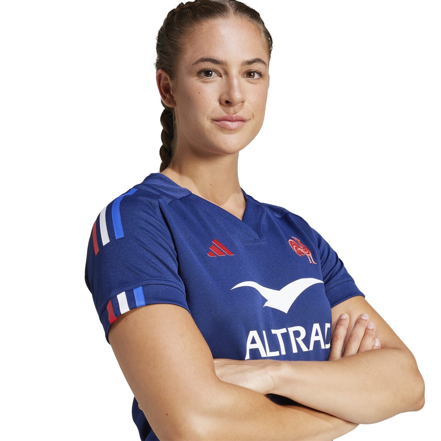 adidas France Rugby Home Shirt 2024 2025 Womens - 6