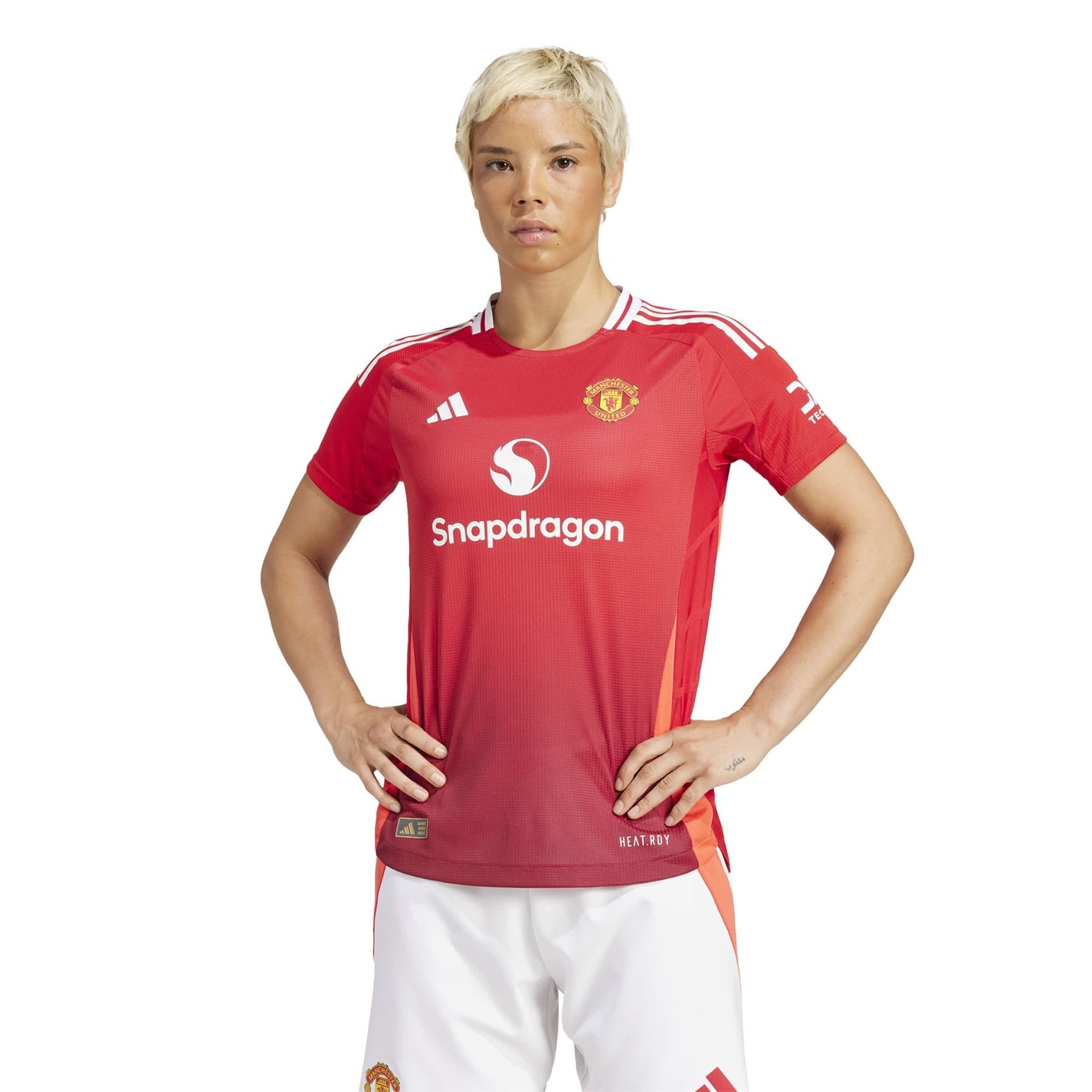 adidas Mufc H Jsy Auw T-Shirt Womens - 3