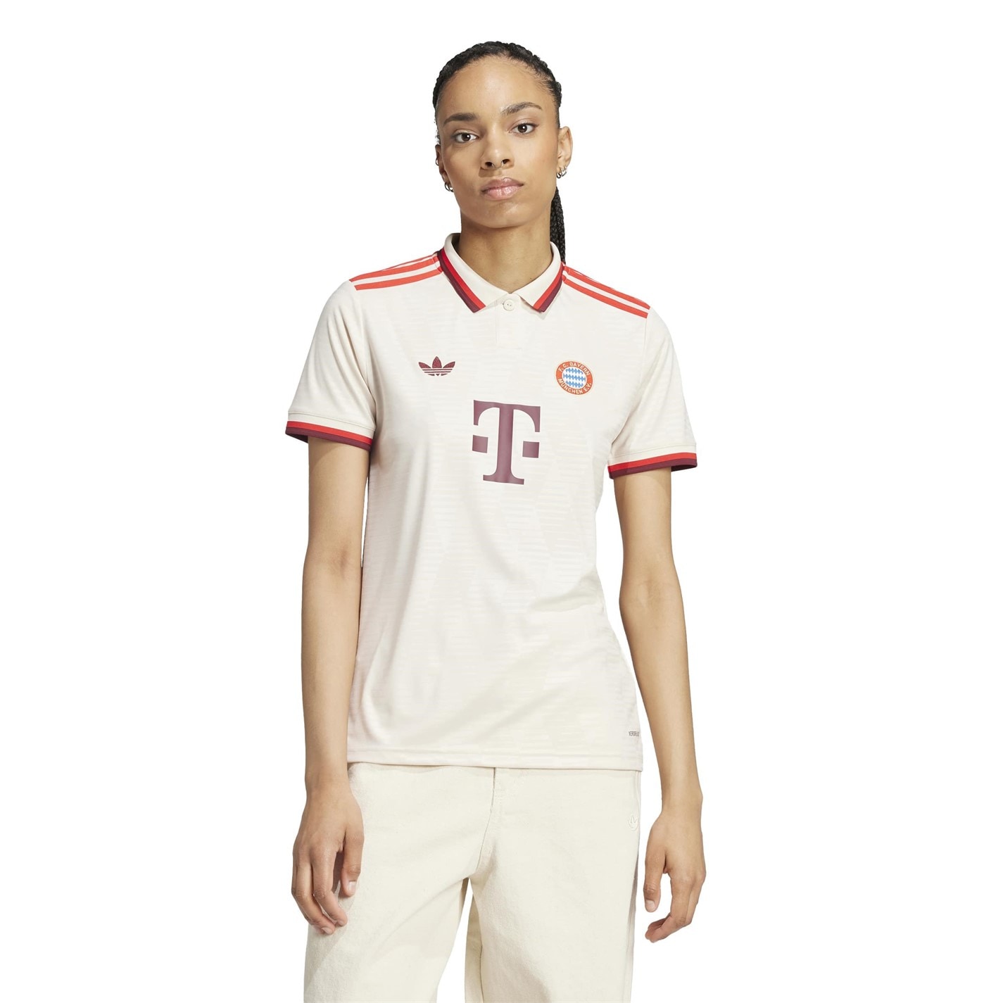 adidas Fcb 3 Jsy W T-Shirt Womens - 3