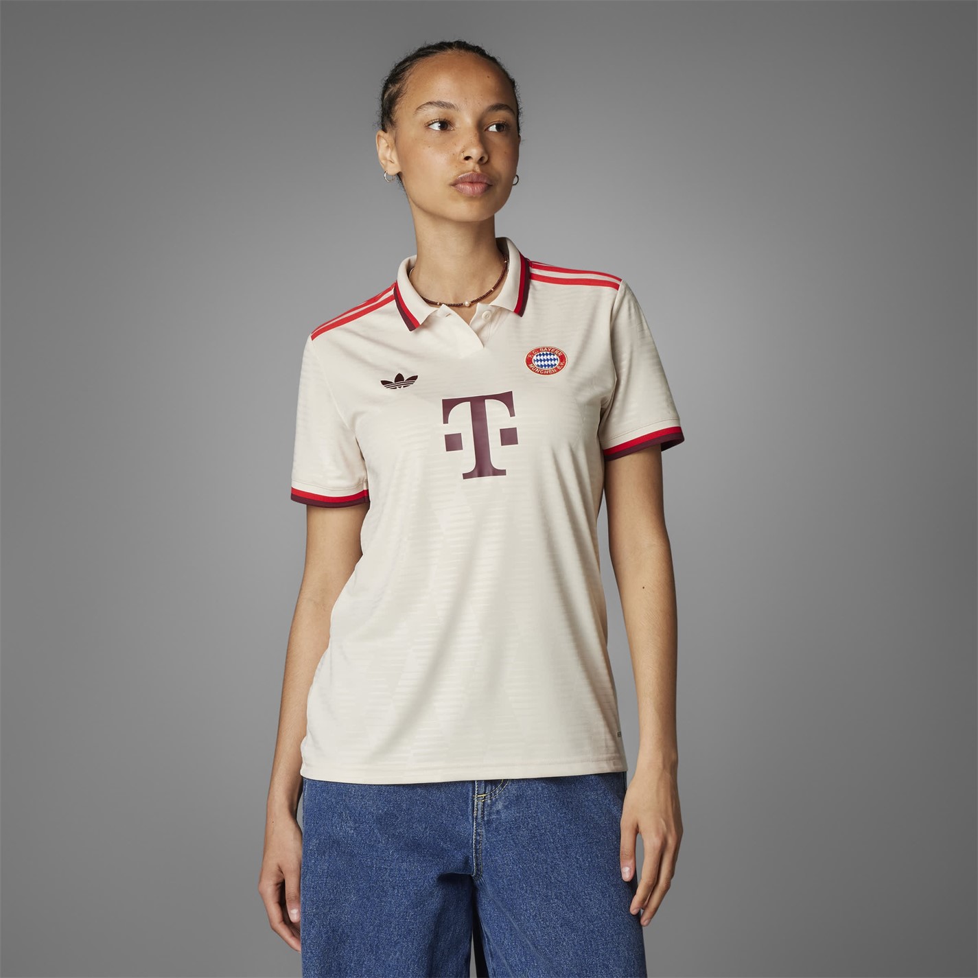 adidas Fcb 3 Jsy W T-Shirt Womens - 9