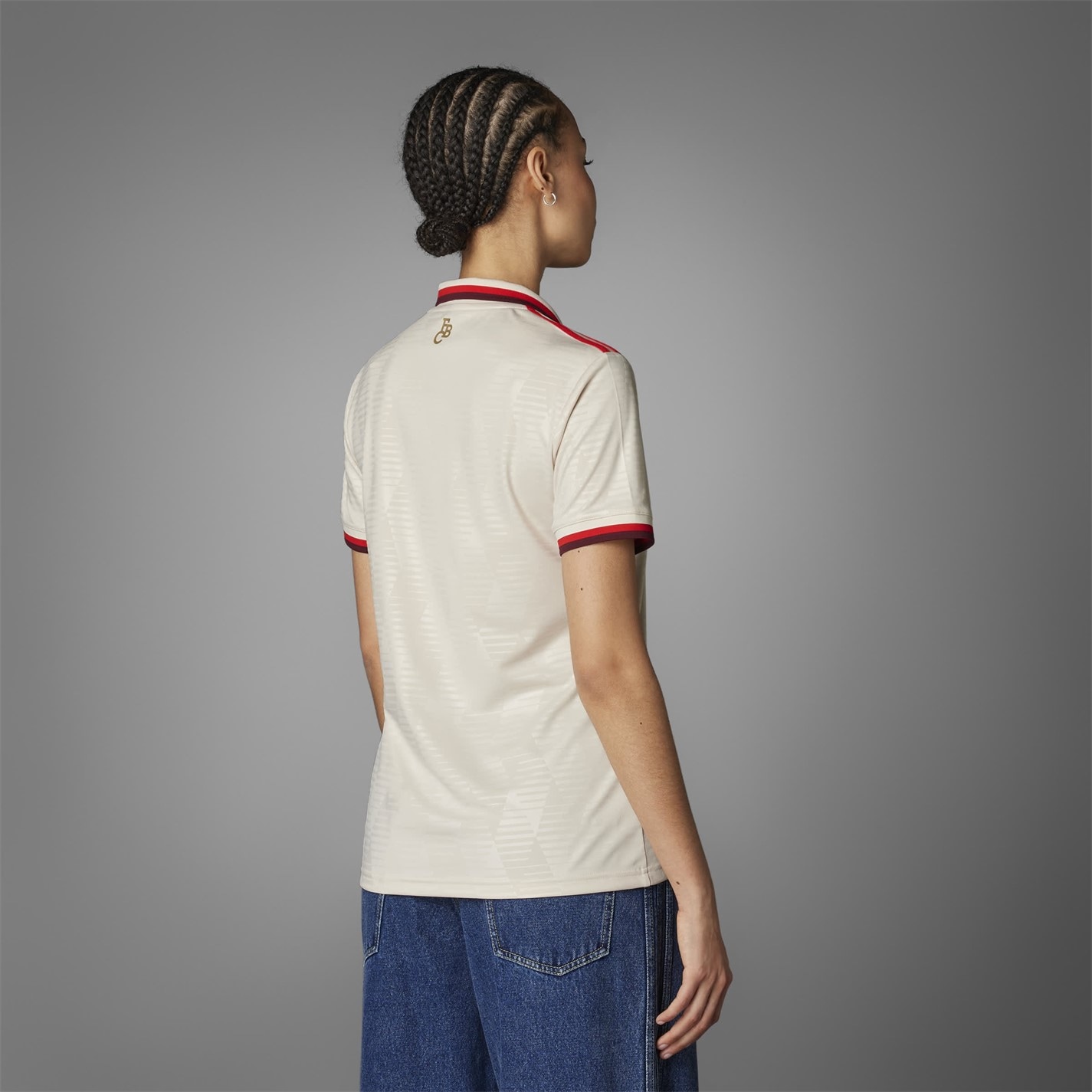 adidas Fcb 3 Jsy W T-Shirt Womens - 10