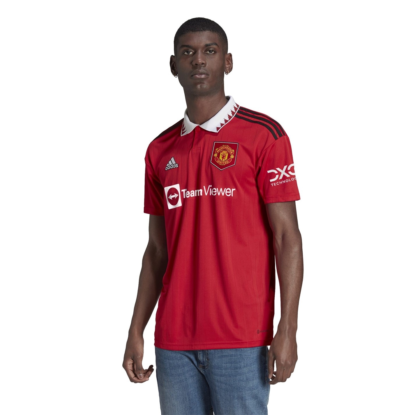 adidas Manchester United FC Home Shirt 2022/2023 Mens - 3