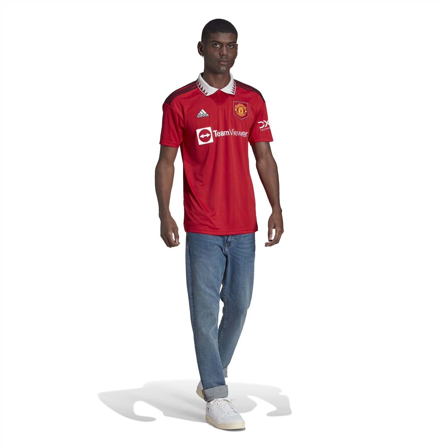 adidas Manchester United FC Home Shirt 2022/2023 Mens - 9