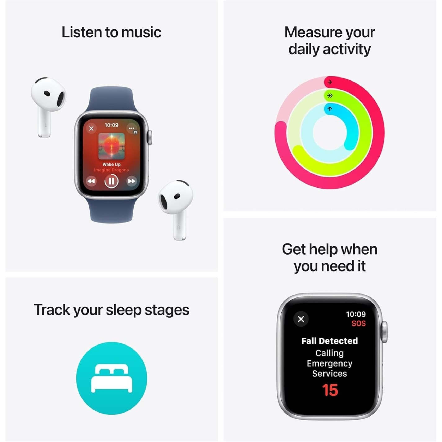 Apple APPLE Watch SE - 40m Aluminium Case Sport Band M/L - 3