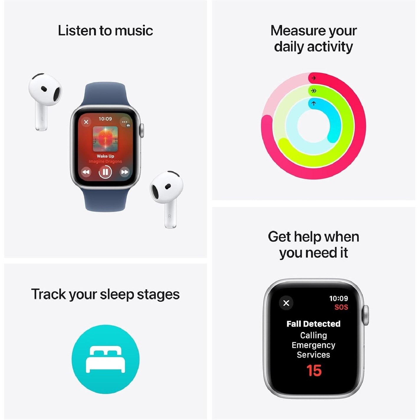 Apple APPLE Watch SE - 44m Aluminium Case Sport Loop M/L - 3