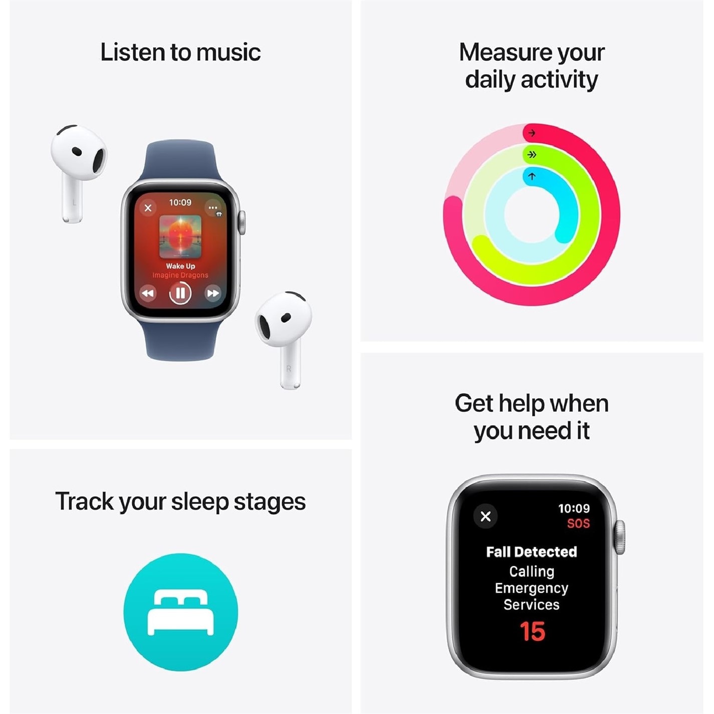 Apple APPLE Watch SE - 44m Aluminium Case Sport Loop M/L - 3