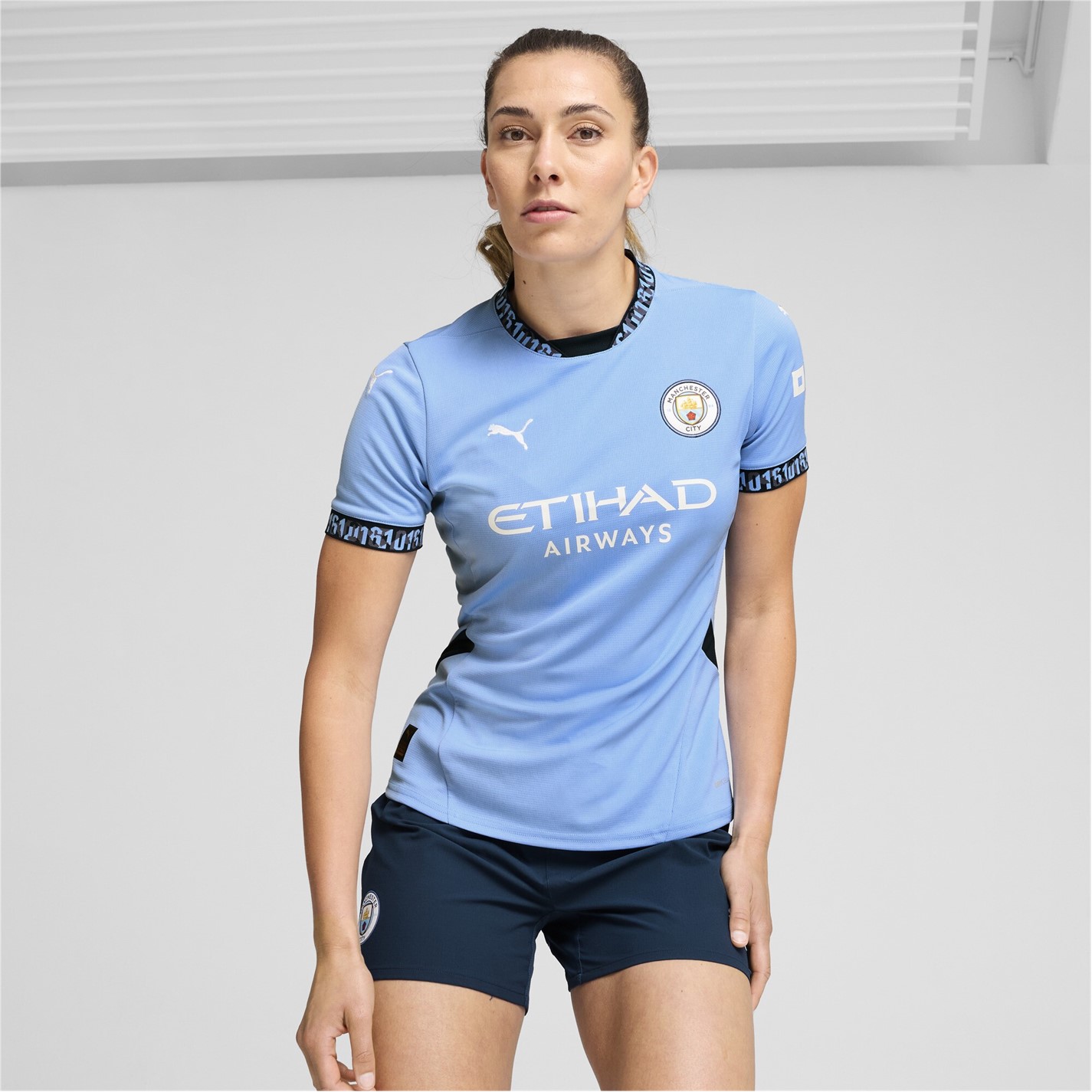 Puma Manchester City Home Shirt 2024 2025 Womens - 2
