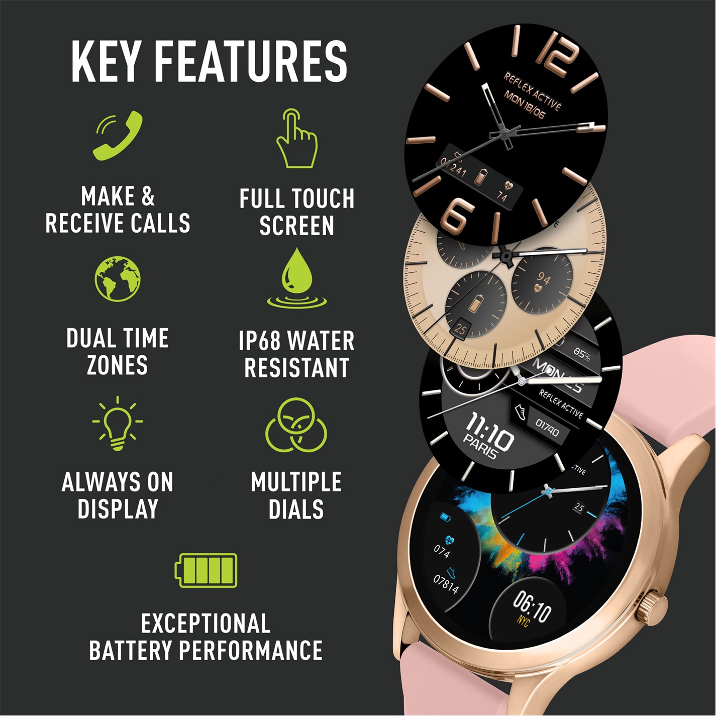 Reflex Active Reflex Active Series 31 Amoled Smart Calling Watch - 2