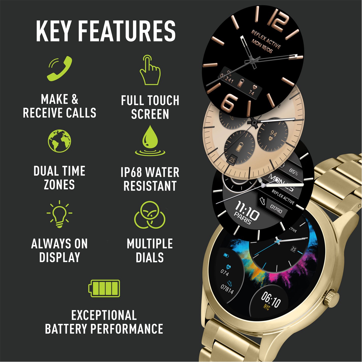 Reflex Active Reflex Active Series 31 Amoled Smart Calling Watch - 2