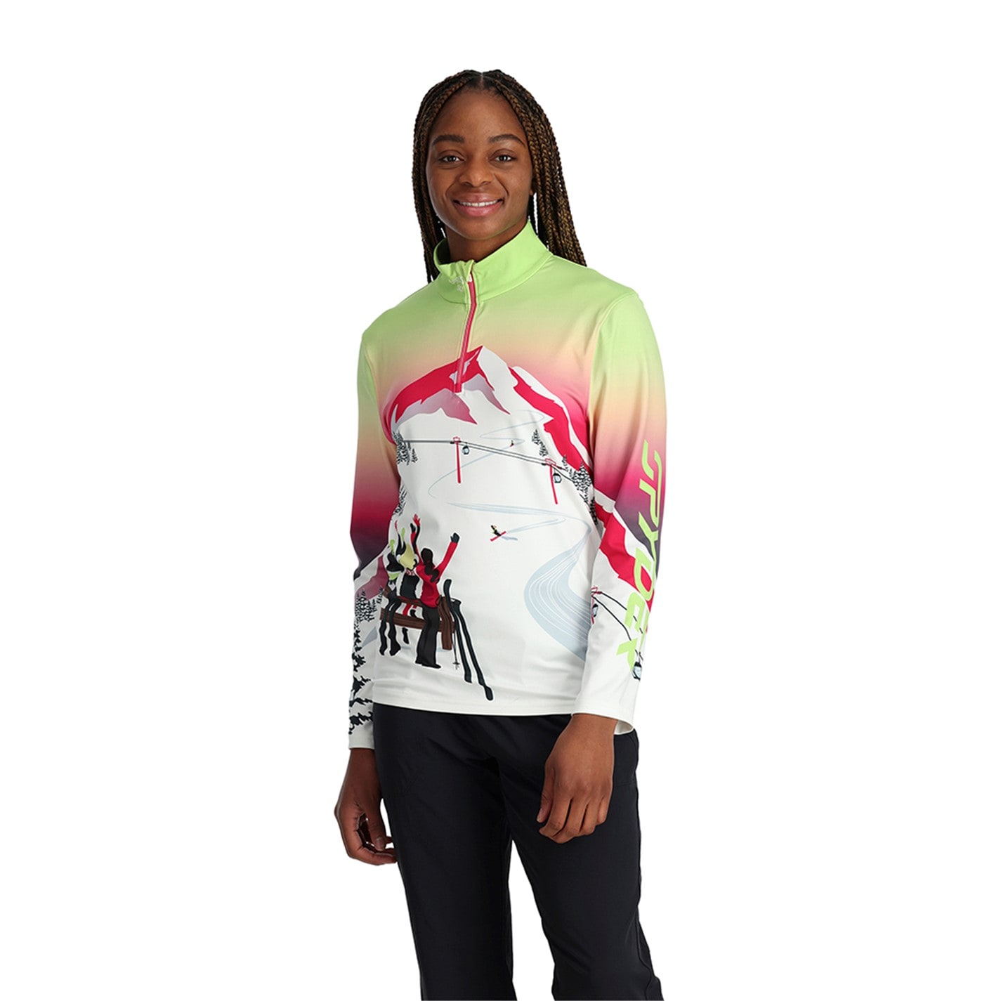 Bunda Spyder Lime Ice 6181892