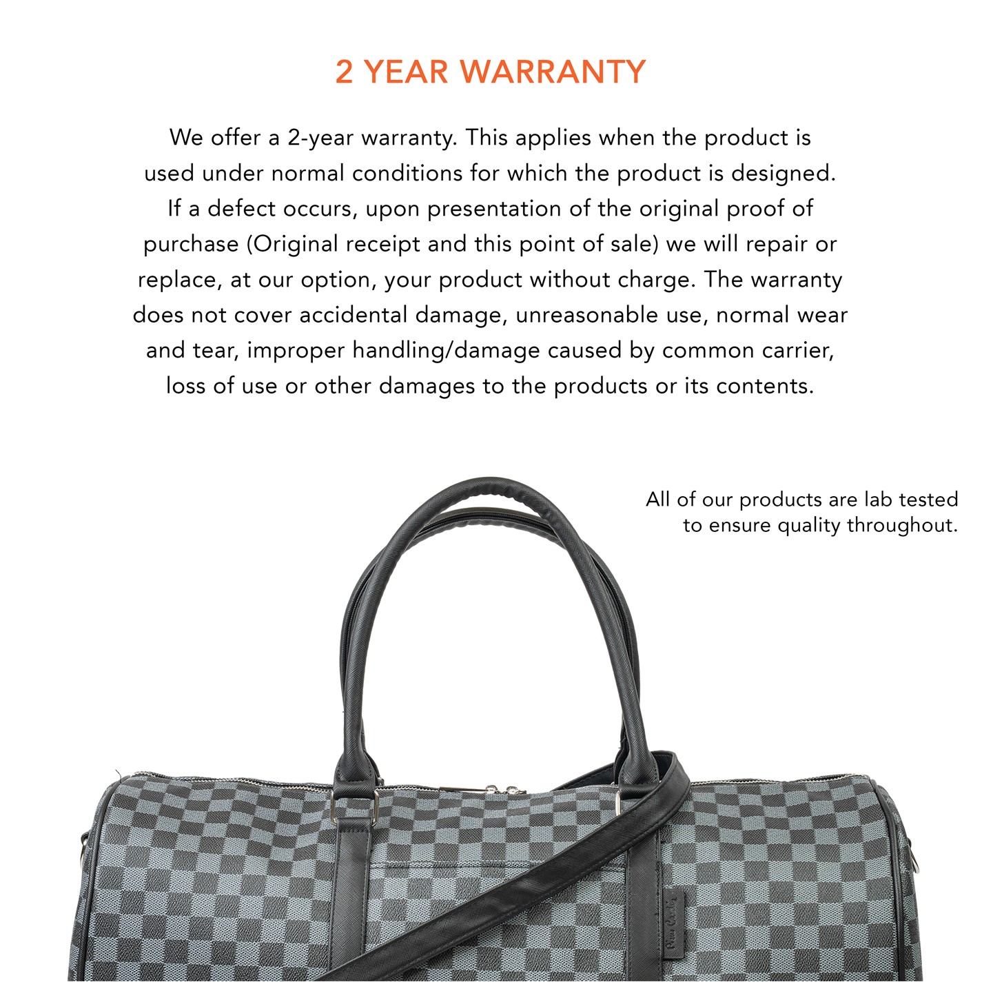 Pierre Cardin Premium Black And Grey Flight Bag Travel Holdall - 7