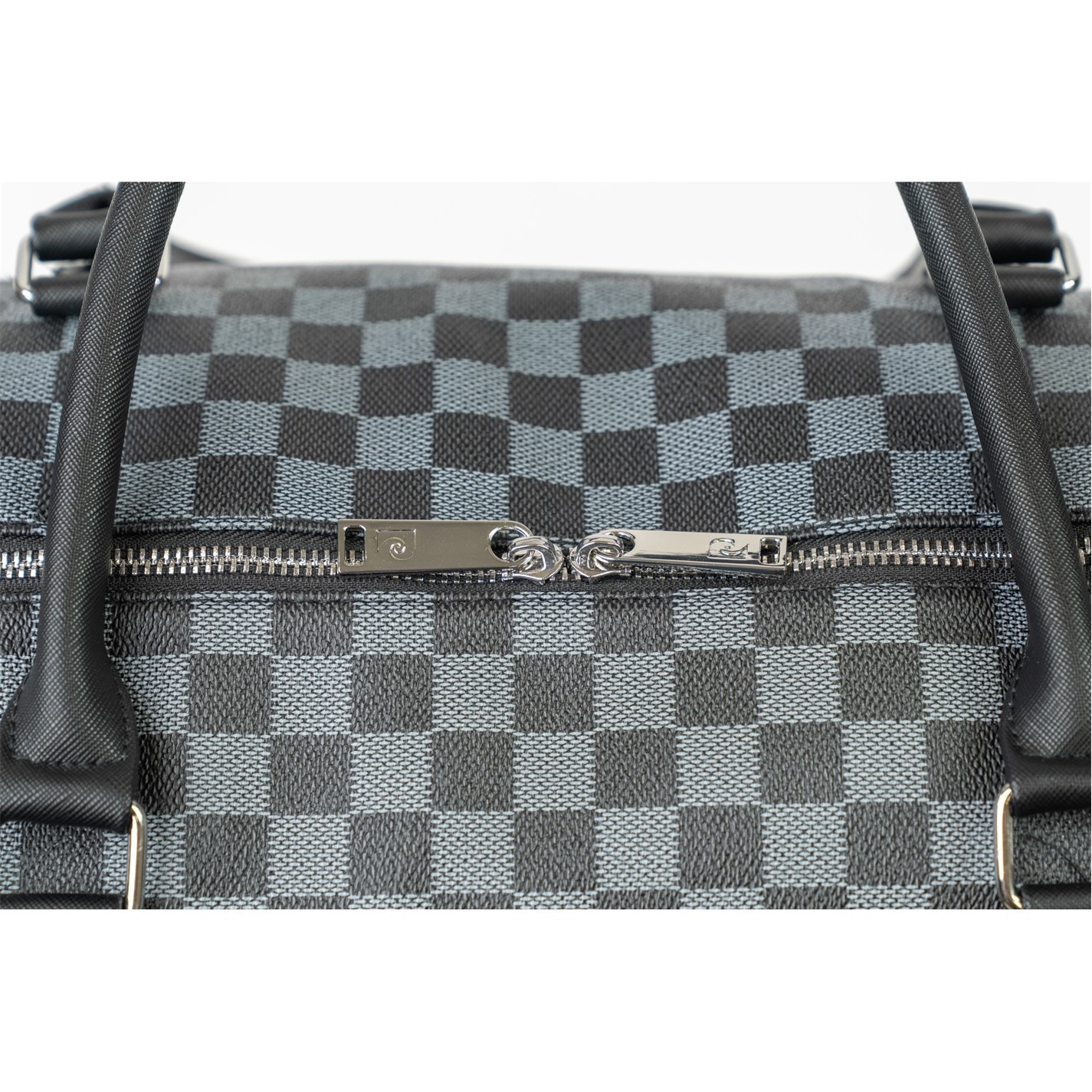 Pierre Cardin Premium Black And Grey Flight Bag Travel Holdall - 10