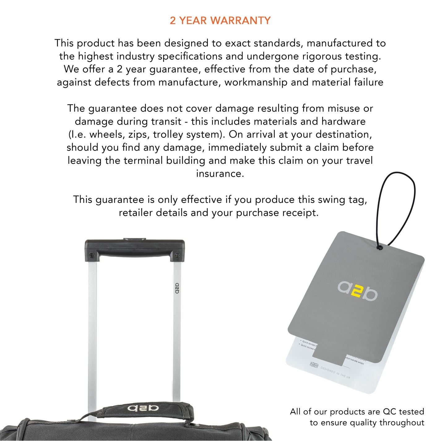 A2B Quest 95.3L Wheeled Holdall Roller Duffel Bag - 6