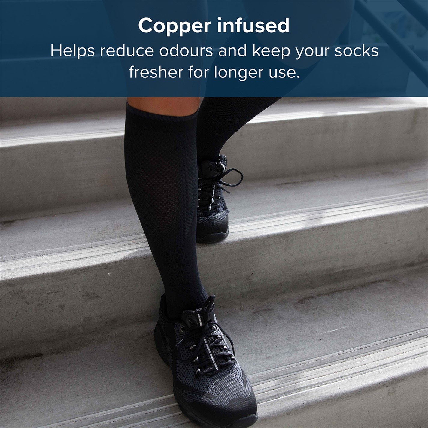 Unbranded Copper Fit Energy Compression Socks (L/XL) - 8