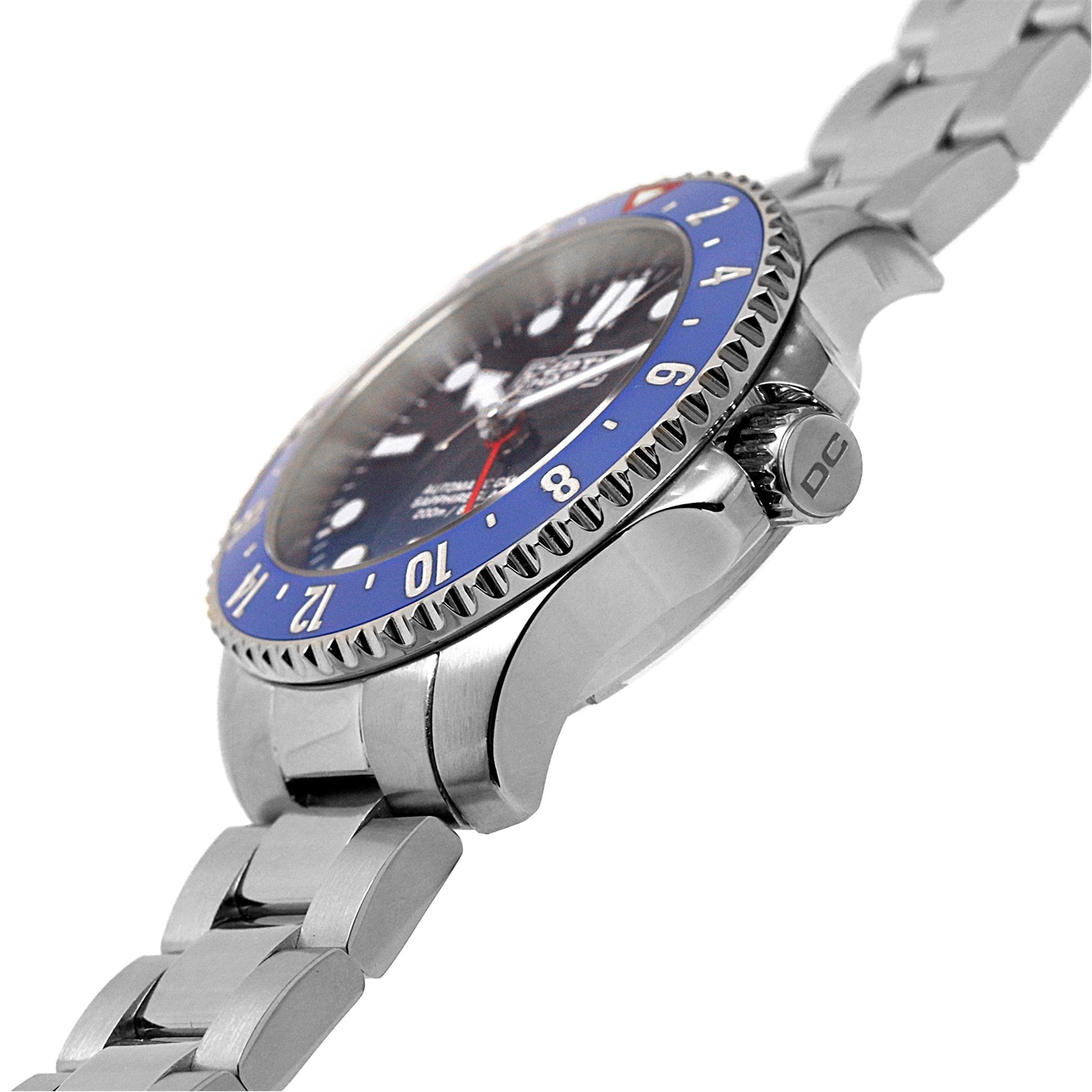 Depth Charge Charge Stainless Steel Blue Dial Dive Watch - 8
