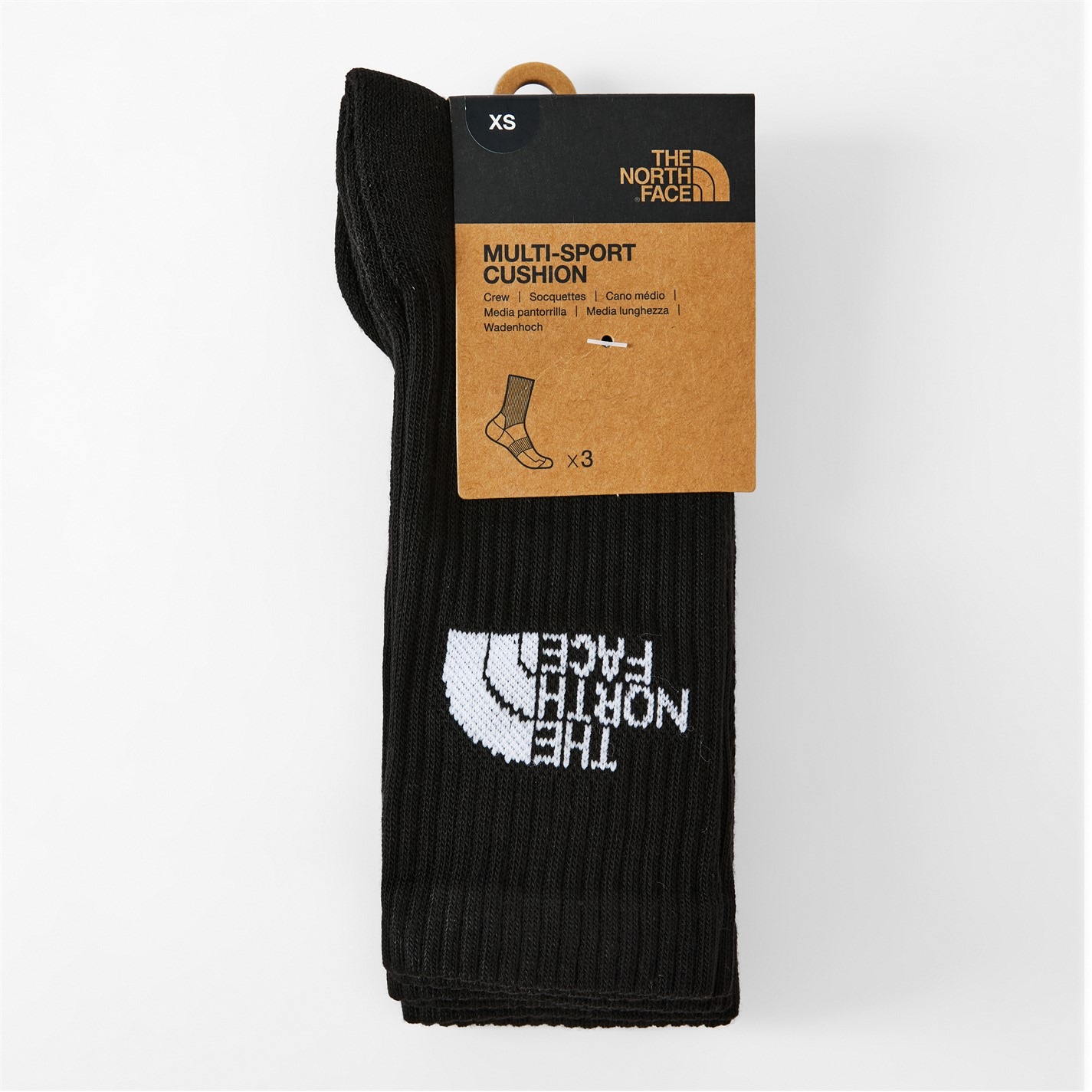 The North Face North Face Multi Sport Cush Crew Sock 3p Tnf B - 2