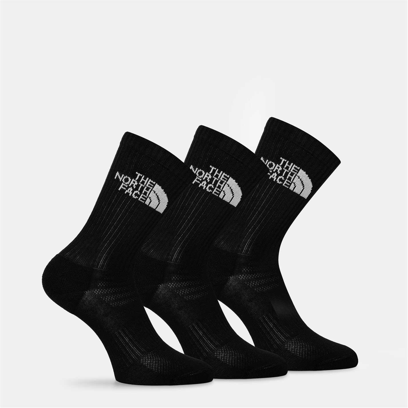 The North Face North Face Multi Sport Cush Crew Sock 3p Tnf B - 3