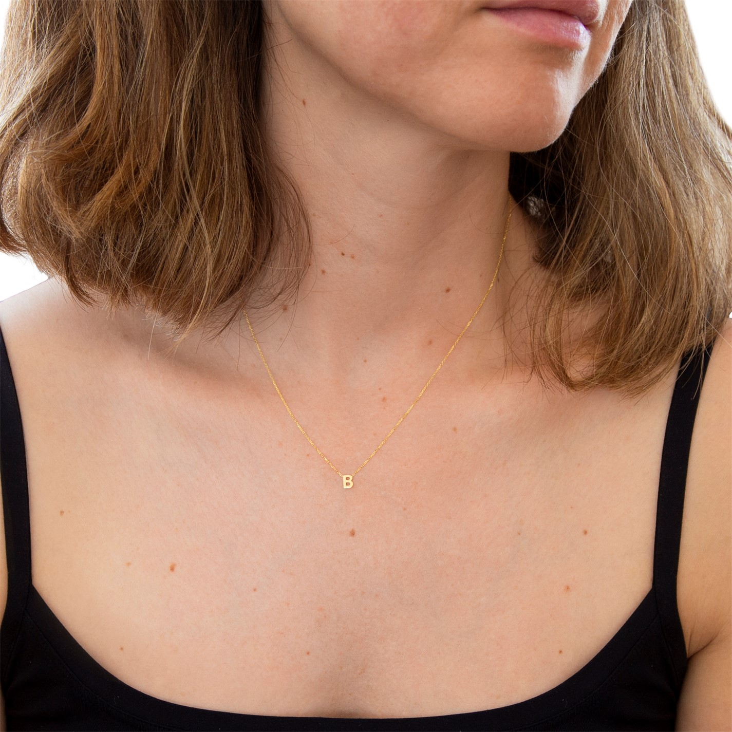 Be You 9ct Gold Mini Initial Necklace - 2