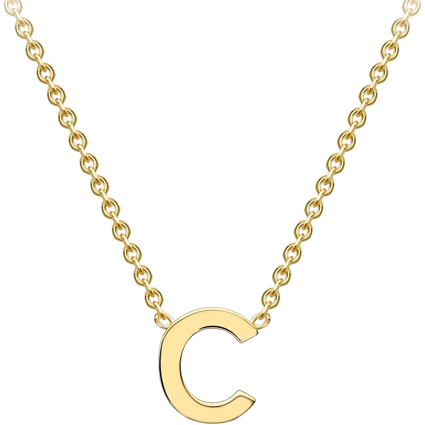Be You 9ct Gold Mini Initial Necklace - 3