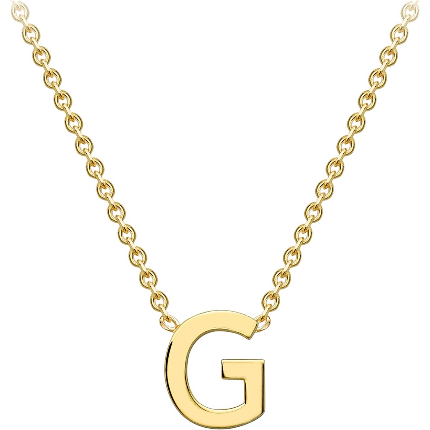Be You 9ct Gold Mini Initial Necklace - 5
