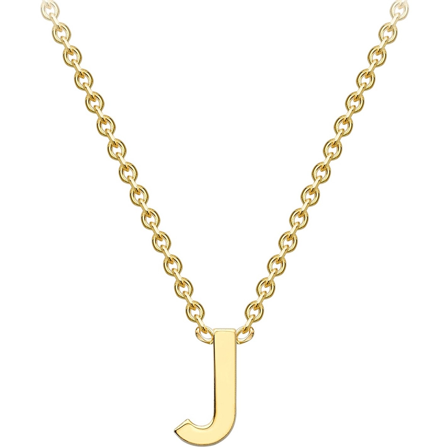 Be You 9ct Gold Mini Initial Necklace - 6