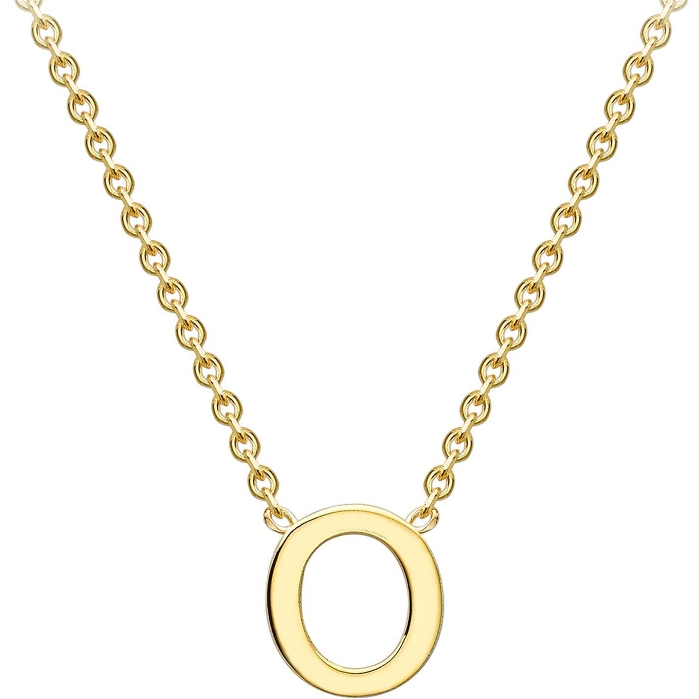 Be You 9ct Gold Mini Initial Necklace - 7