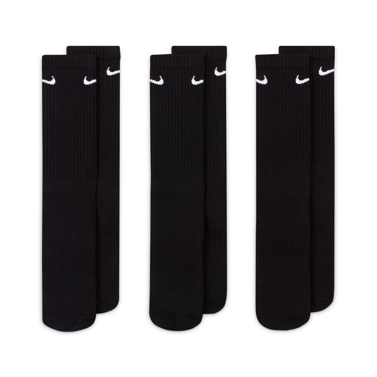Nike Everyday 3 Pack Cotton Cushioned Crew Socks Mens - 4