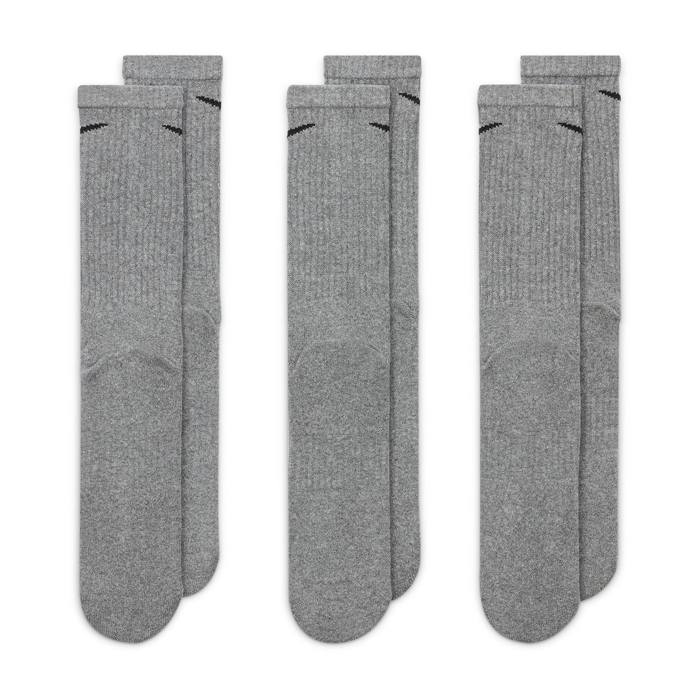 Nike Everyday 3 Pack Cotton Cushioned Crew Socks - 3